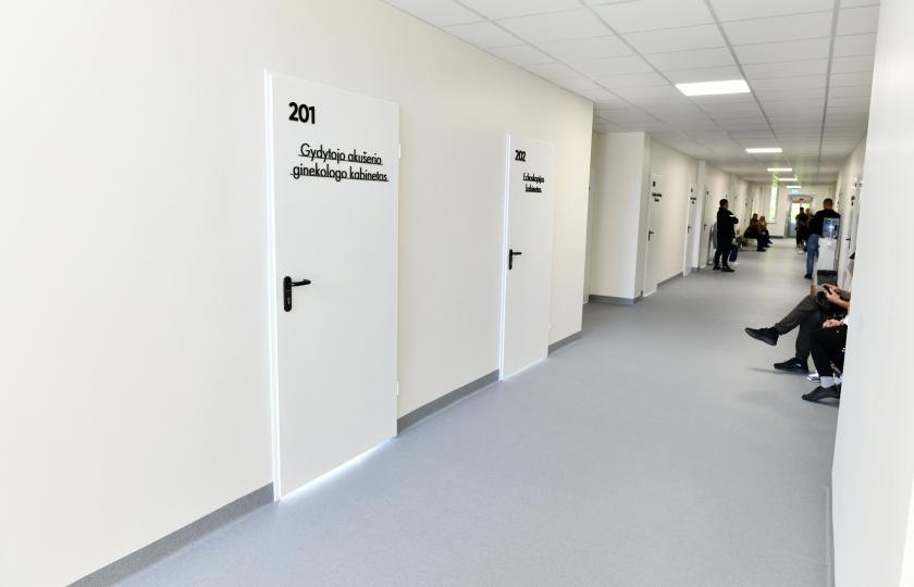 Pacientų ir darbuotojų patogumui – remonto darbai Šalčininkų pirminės sveikatos priežiūros centre