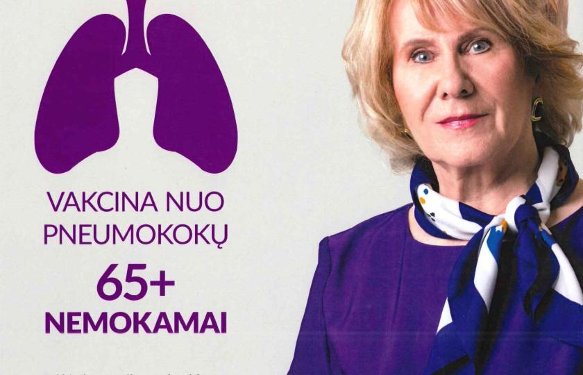 Nemokamas skiepas nuo pneumokokinės infekcijos – platesniam gyventojų ratui